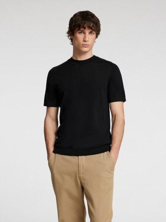 Selected T-shirt Μαύρο