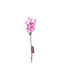 Dekorative Lampe Blume Lila