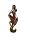 Decorative Polyester Girl Red Dress 9x6x25cm