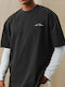 Tricou Negru/alb