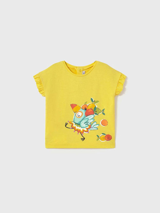 Mayoral Παιδικό T-shirt Κίτρινο