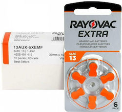 Rayovac Extra Advanced Μπαταρίες Ακουστικών Βαρηκοΐας 13 1.45V Rayovac Extra Advanced Μπαταρίες Ακουστικών Βαρηκοΐας 13 1.45V