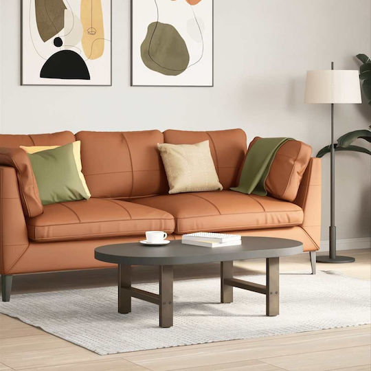 vidaXL Metallic Furniture Leg 2 Pieces Suitable for Table / Coffee Table 50x30x30cm Natural