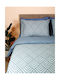 Sunshine Feelings 2036 Pillowcase Set with Envelope Cover Blue 50x70cm.