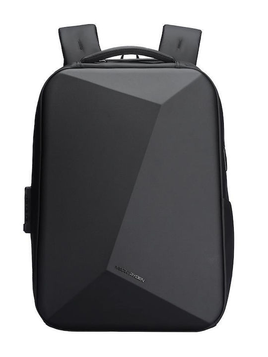 Mark Ryden Wasserdichte Rucksack für Laptop 15.6" mit USB-Anschluss in Schwarz