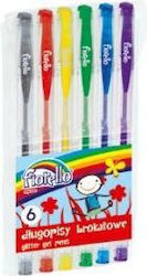 Grand Gel Pen Glitter 6 Colors