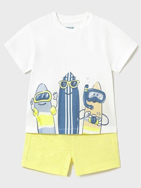 Mayoral Kinder-Set mit Shorts Sommer 2Stück Yel...