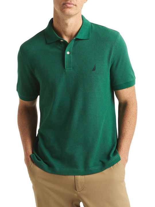 Nautica Polo Μπλούζα Κοντομάνικη Πράσινη