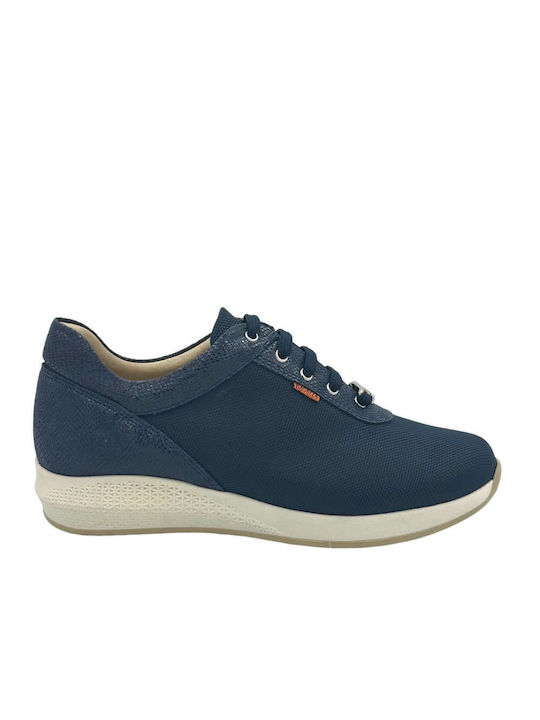 Ragazza Damen Sneakers Blau