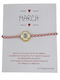 LiebeQueen Women's Bracelet Martaki with design Eye made of Cord