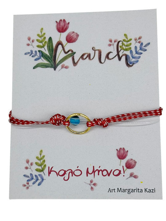 LiebeQueen Damen Armband Martaki mit Design Auge