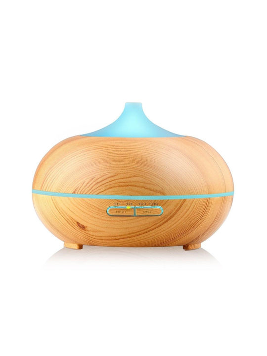 Lumini LED Dispozitiv de aromaterapie Ultrasonic Pro Umidificator cu temporizator Multicolor 300ml CTK-AJ-505YB2-OEM