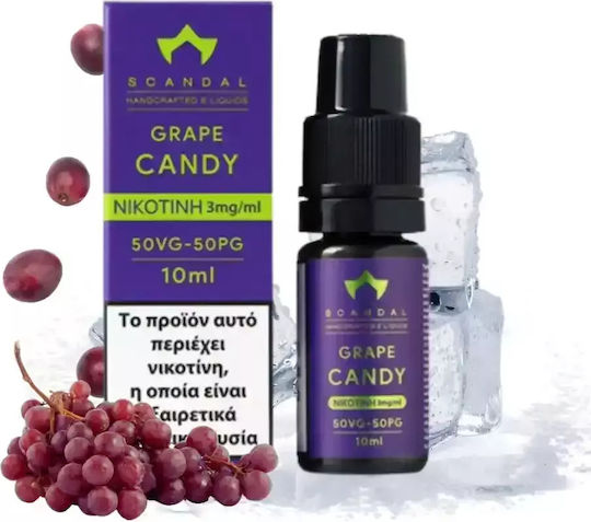 Scandal Έτοιμο Υγρό Αναπλήρωσης Grape Candy 12mg 10ml