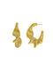 Marea Earrings Hoops made of Steel Gold Plated