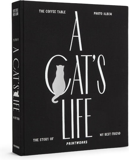 Printworks Άλμπουμ A Cat's Life για 60 Φωτογραφίες Διαστάσεων 10x15εκ. Μαύρο 10x15εκ.