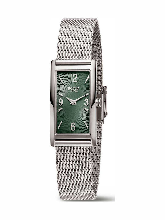 Boccia Women's Watch with Silver Metal Bracelet