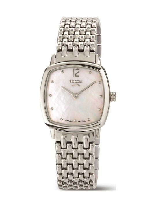 Boccia Women's Watch with Silver Metal Bracelet