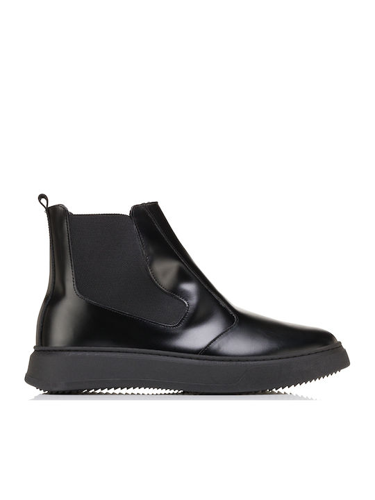 Leather Chelsea Boots Black