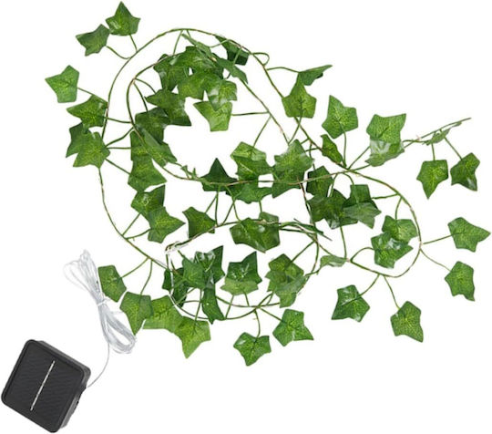Leafglo Κρεμαστό Ηλιακό Φωτιστικό Γιρλάντα Θερμό Λευκό με Φωτοκύτταρο