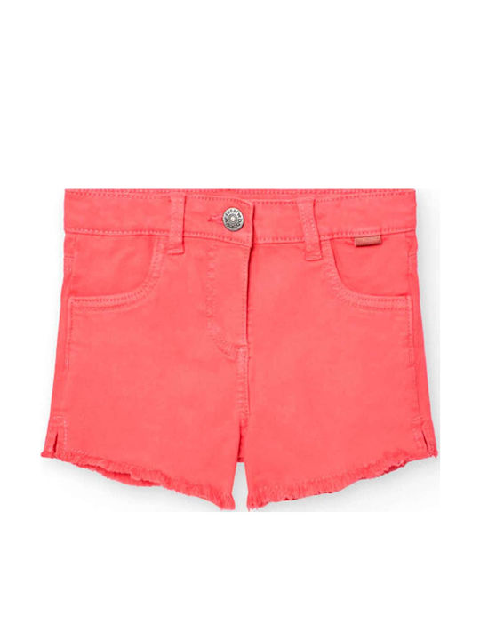 Șort/Salopetă Copii din Material Textil Stretch Coral