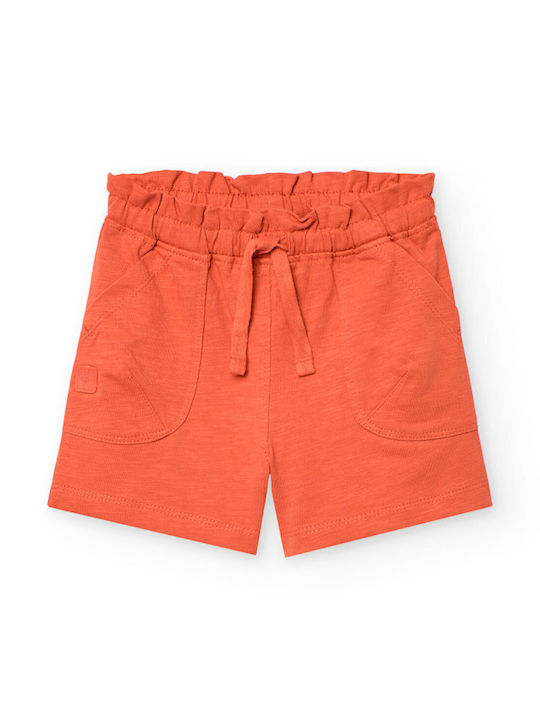 Boboli Kinder-Shorts/Bermudas Stoff Terrakotta