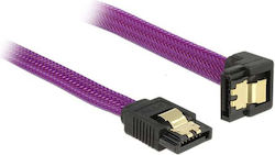 DeLock SATA SATA 7-Pin SATA II - 7-Pin SATA II 50cm Purple DeLock SATA SATA 7-Pin SATA II - 7-Pin SATA II 50cm Purple