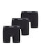 Herren Boxershorts Schwarz 3Packung