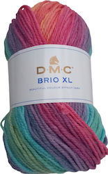 DMC Brio Xl Bruttogewicht Φούξια Μωβ Σιέλ 100gr