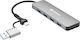 Sandberg 4-Port USB 3.0 Hub with USB-A Connection Gray