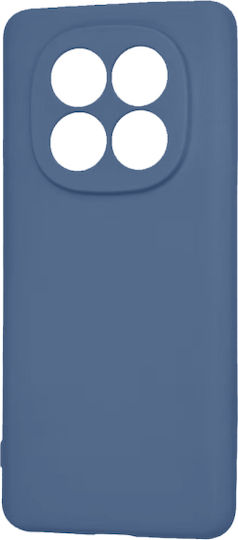Senso Liquid Umschlag Rückseite Silikon Blau (Redmi Note 14 Pro 5G / Poco X7)