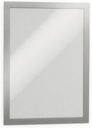 Durable Αυτοκόλλητα Χαρτάκια σε Κύβο Ασημί 10.5x14.8εκ. Σετ 2τμχ