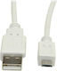 Secomp USB 2.0 Cable USB-A male - micro USB-A male Λευκό 3m