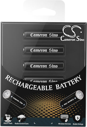 BW Batteries Επαναφορτιζόμενες Μπαταρίες AAA Ni-MH 800mAh 4τμχ