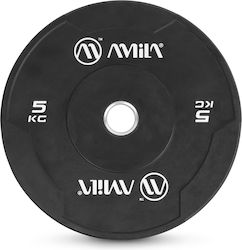 AMILA Δίσκος Bumper Ολυμπιακού Τύπου Λαστιχένιος 1 x 5kg Φ50mm AMILA Δίσκος Bumper Ολυμπιακού Τύπου Λαστιχένιος 1 x 5kg Φ50mm