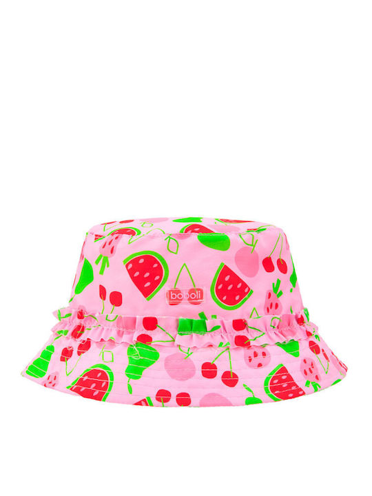 Boboli Kinderhut Jockey Stoff Rosa