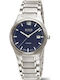 Boccia Men's Watch 39mm Battery with Silver Metal Bracelet