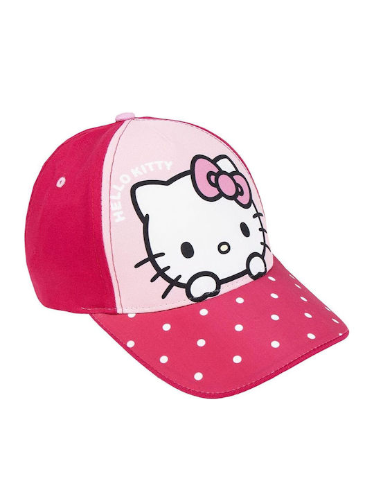 Hello Kitty Kids' Hat Jockey Fabric Pink