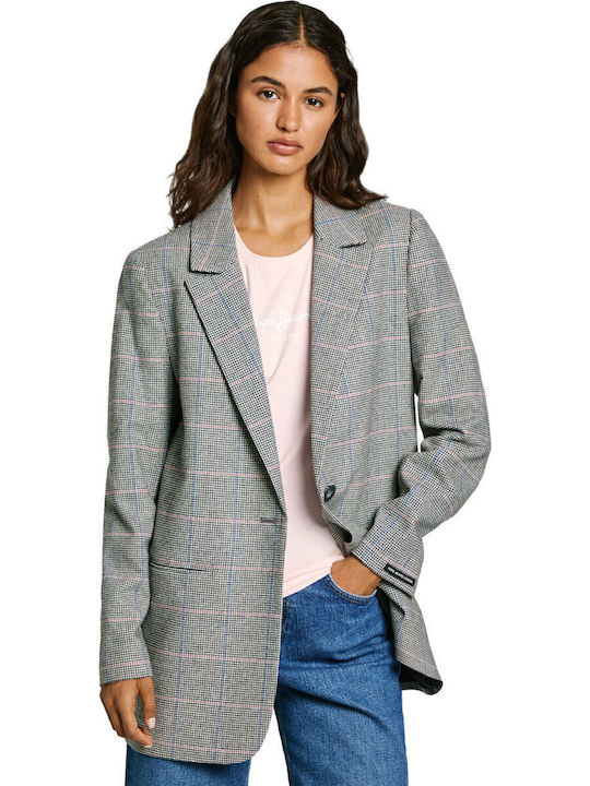 Pepe Jeans Flavia Γυναικείο Σακάκι Mousse White