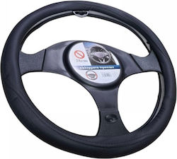 Husă Volan Auto din Piele ecologică Negru