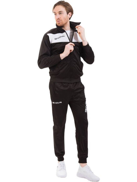 Tuta Visa Tracksuit Glossy with Elastic Black