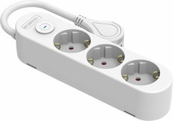 Silver Electronics Power Strip Silver