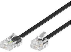 Microconnect Rj11-rj45 15m M M Black 6p 4c-8p 4c