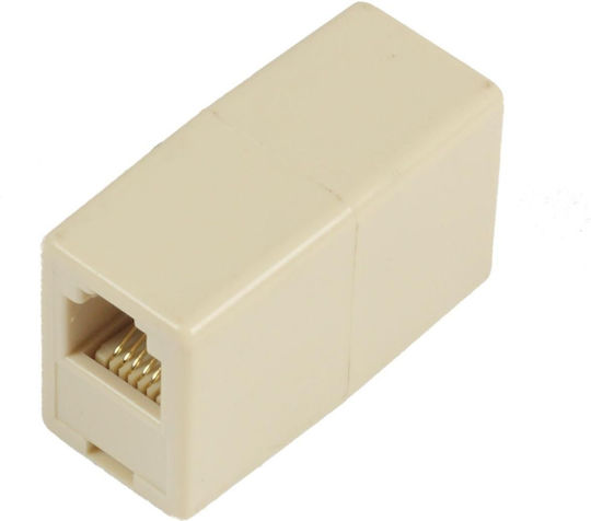 Microconnect Modular Adapter Rj12-rj12 F F 6p/6c Utp Connection Allocation 1:1 Plastic Housing