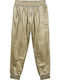 Kids' Fabric Pants Silver