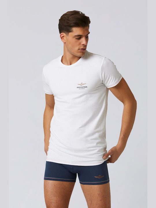 Aeronautica Militare Herren Unterhemden White 1...