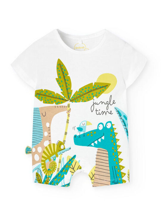 Boboli Baby Bodysuit Short-Sleeved White
