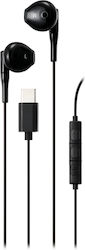 Streetz C210 In-ear Handsfree Headphones with Connector USB-C Black