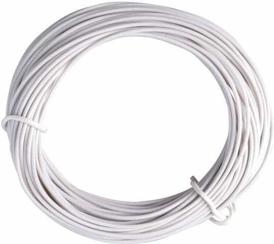 Insulated Copper Wire 10m 1 X 0.14 Mm White