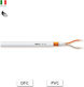 Tasker C114 Pvc White Καλώδιο Μικροφώνου Balanced 2x0.25mm Λευκό Εξωτ.διατομή 6mm Κουλ 100m Καλώδιο Μικροφώνου Balanced 2x0.25mm Λευκό Εξωτ.διατομή 6mm
