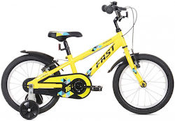 Fast 18" Kids Bicycle BMX Yellow